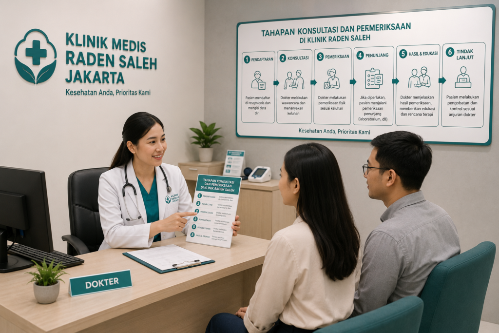 konsultasi dokter di klinik raden saleh jakarta