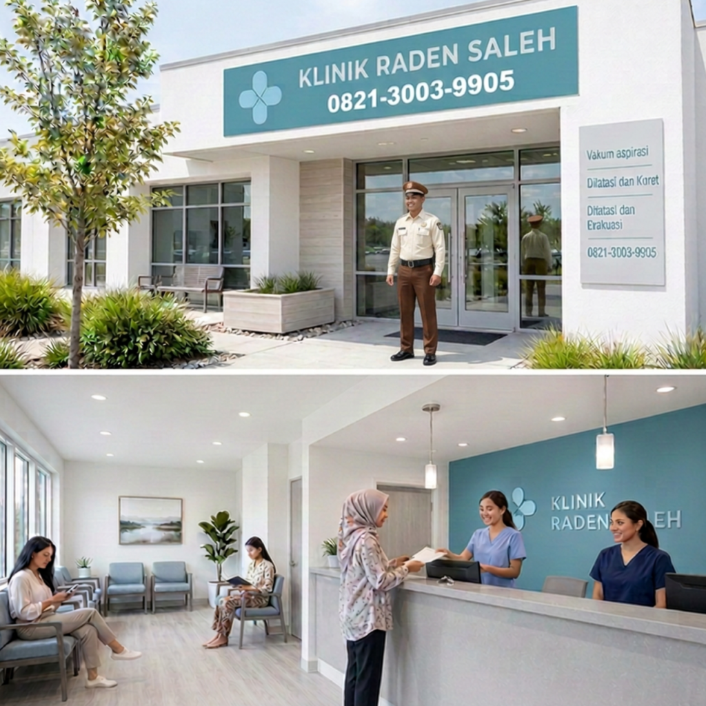 Area tunggu pasien Klinik Raden Saleh Jakarta